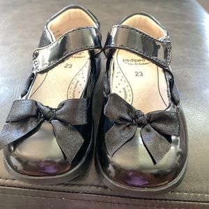 Pediped black dress shoes